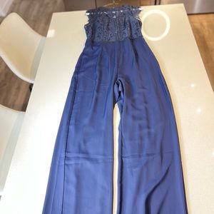 Sugarlipz navy blue jumpsuit